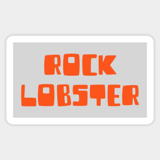 Rock Lobster, orange Sticker